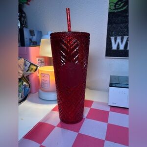 💋Starbucks 2021 Holiday Red Jewel Tumbler – Venti (24 oz)